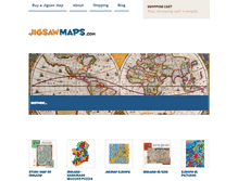Tablet Screenshot of jigsawmaps.com